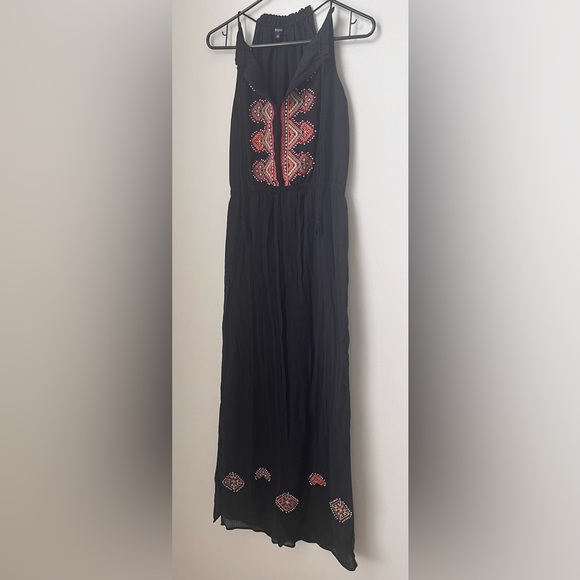 Madewell Kilim Maxi Embroidered Beaded Dress Size 0 - Picture 1 of 14